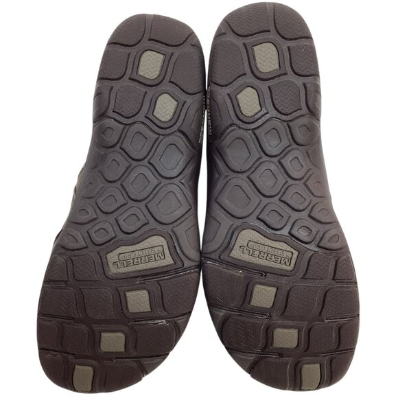 Merrell Dassie Zip Chelsea Womens 7 Leather Ankle Boots Char Brown - Picture 8 of 12